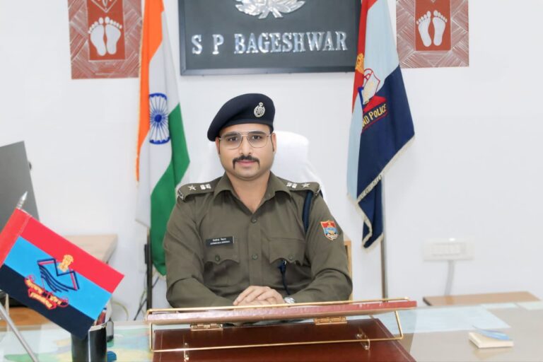 श्री जितेंद्र कुमार मेहरा (IPS) द्वारा ग्रहण किया  पुलिस अधीक्षक बागेश्वर का पदभार…