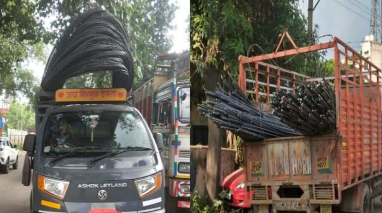खुले सरिया-पाइप ले जाना पड़ेगा भारी, नियम तोड़े तो वाहन होगा सीज: आरटीओ प्रवर्तन…